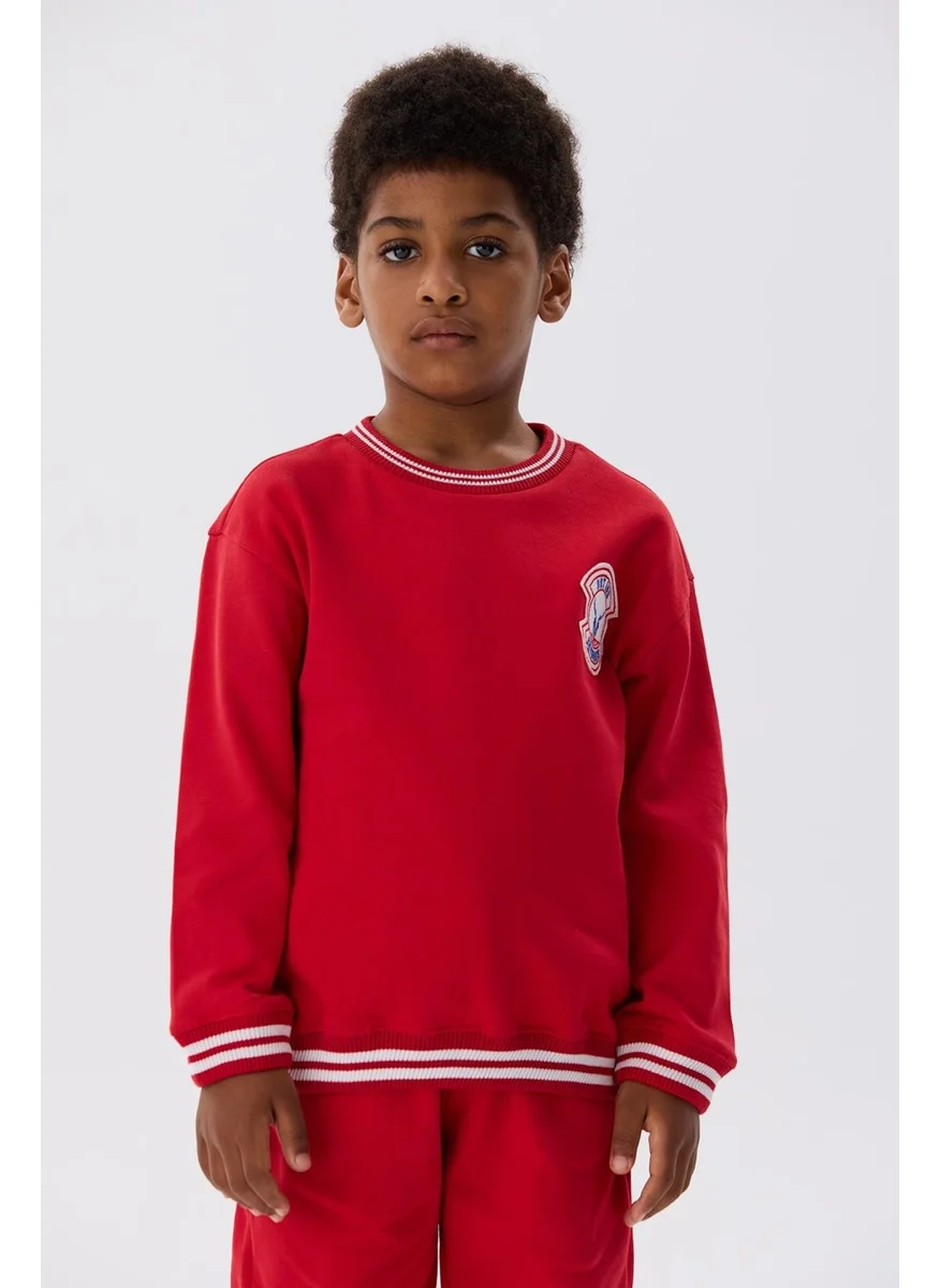 NEBBATI - Invalid brand Bg Store Boy Red Sweatshirt