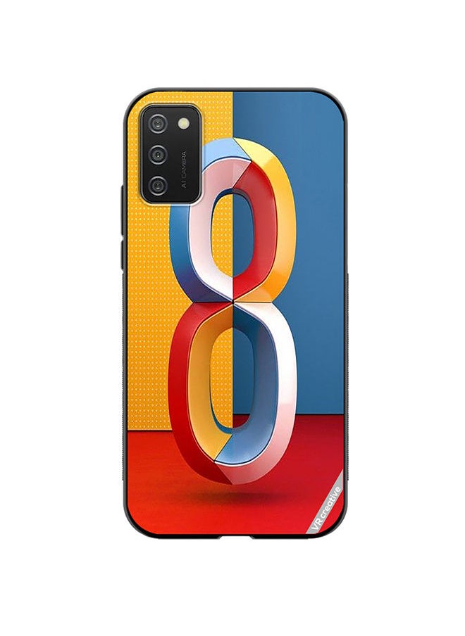 VR CREATIVE - Protective Case Cover For Samsung Galaxy A02s Number 8 Design Multicolour - Image 1