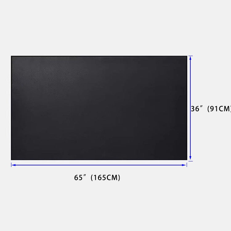 36 inch black round fireproof mat fire pot mat barbecue mat liquid silicone coated fire pit mat factory wholesale(Black 36*65 "double sided silicone) - Image 1