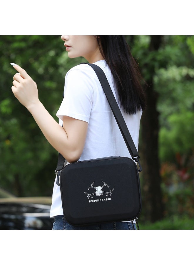Bkano Is Suitable For DJI Mini3/4Pro Stand-Alone Version Bag Cosmetics Bag Box Portable Backpack Storage Box-Color:Mini3/3pro/4pro Stand-alone Version Black Storage Bag-Size:About 26.5*21.5*8.5cm  - Image 3