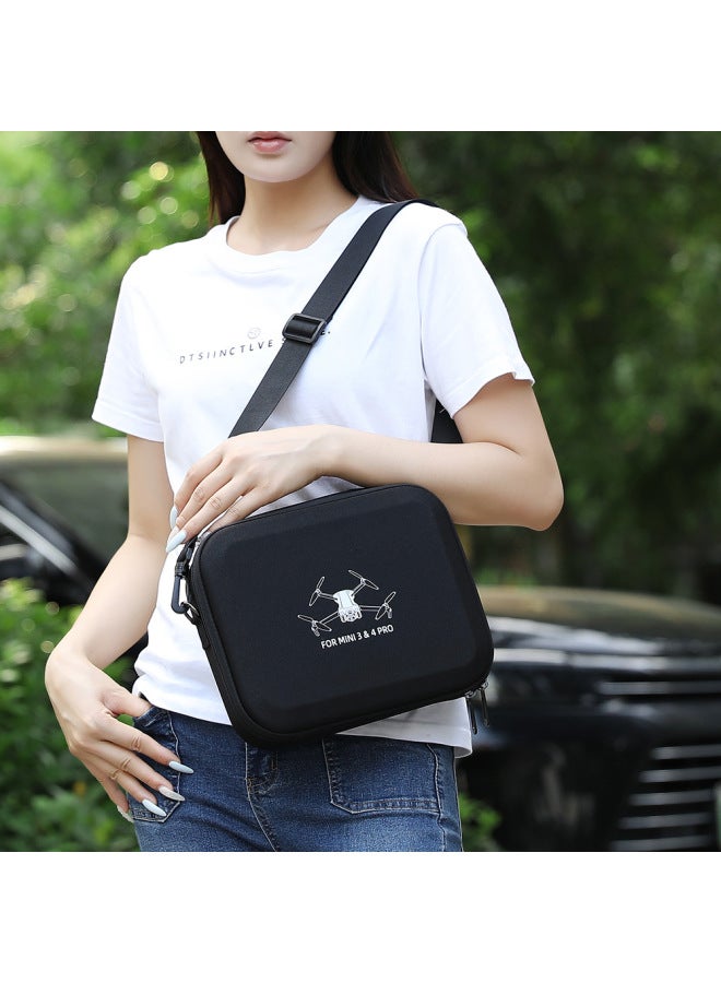Bkano Is Suitable For DJI Mini3/4Pro Stand-Alone Version Bag Cosmetics Bag Box Portable Backpack Storage Box-Color:Mini3/3pro/4pro Stand-alone Version Black Storage Bag-Size:About 26.5*21.5*8.5cm  - Image 4