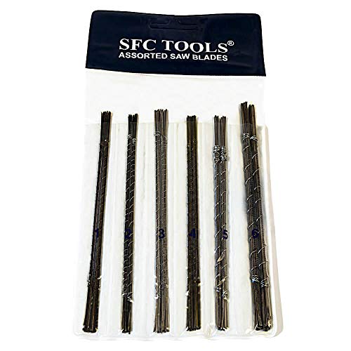 SFC TOOLS Jeweler's Saw Blades Set. Size 1-6 (2 Dozens Each Size) - SFC Tools- 49-220 - Image 1