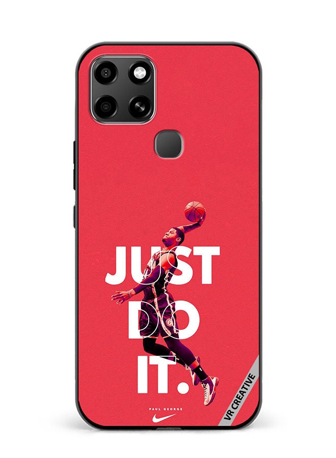 VR CREATIVE Protective Case Cover For Infinix Smart 6 Just Do It Paul George Design Multicolour - Image 1