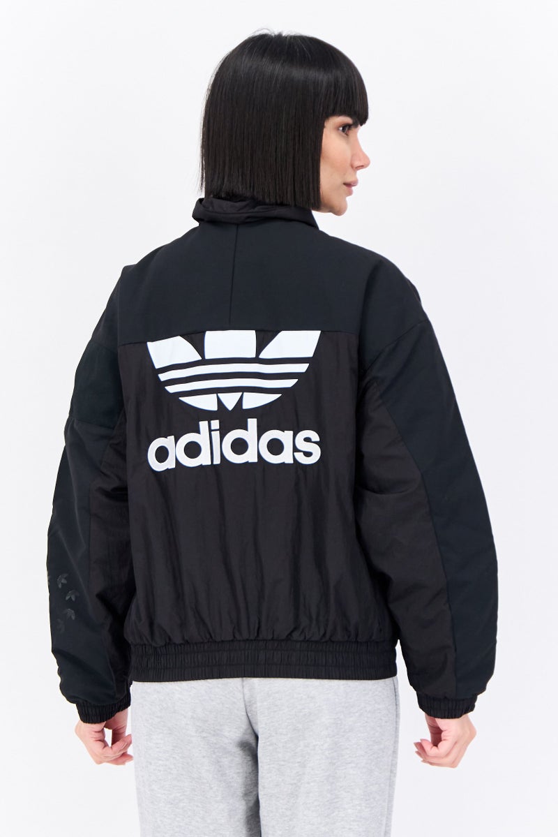 adidas Originals Women Sportswear Fit Long Sleeves Training Jacket, Black - Image 3