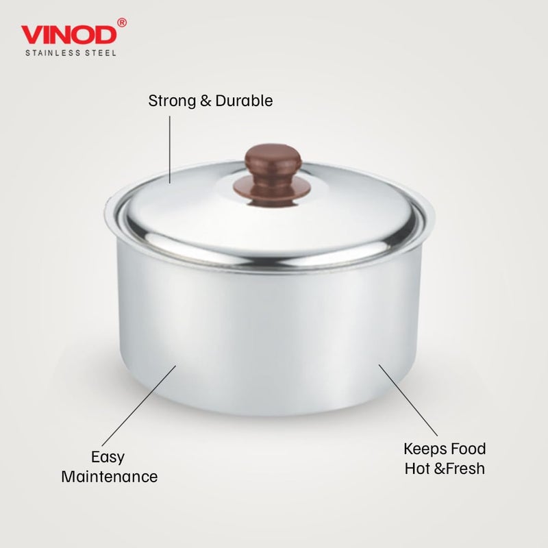 Vinod Brand Vinod Stainless Steel Hot Pot 2500 ml - Image 3