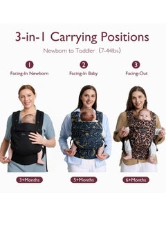 Momcozy Hands-Free, Ergonomic, Cozy And Lightweight Baby Carrier, Newborn To Toddler, 7 - 44 Lbs  - Image 4