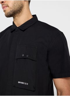 BRAVE SOUL Short Sleeve Shirt with Concealed Pocket  - Image 3