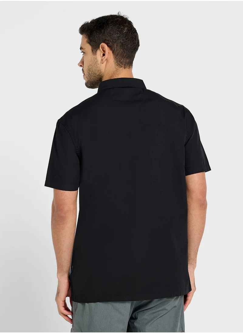 BRAVE SOUL Short Sleeve Shirt with Concealed Pocket