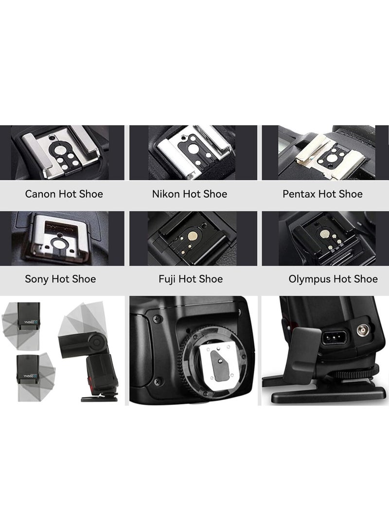 YONGNUO YN560IV Wireless Speedlite Flash with Built-in Trigger, High Power GN58, Manual Flash for DSLR Cameras - Image 4