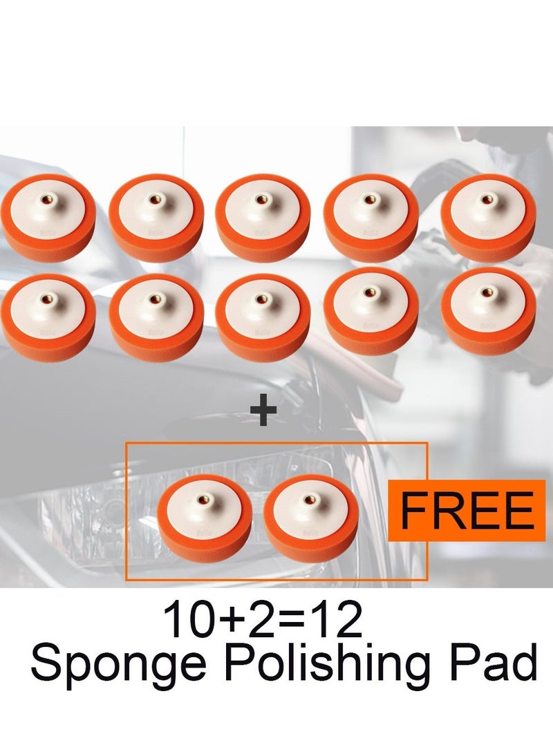 داتو  10+2 وسادة تلميع اسفنجية للسيارة مقاس 6 بوصة - Image 1