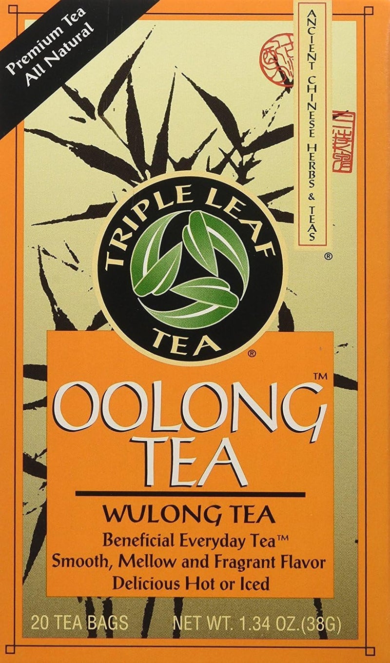 Triple Leaf Tea - Oolong Tea Bags, Wulong Tea, Semi-Oxidized, 20 Tea Bags - Image 1