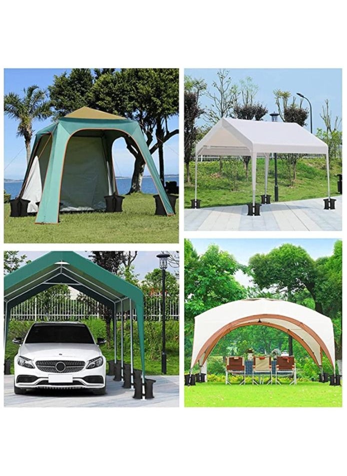SYOSI - Canopy Weight Bags, 4 Pack Double-Stitched Sand Bags for Canopy Legs, Tent Weights for Legs, Heavy Duty Gazebo Weights Sandbags for Patio Umbrella Base, Outdoor Pop Up Tent, Sun Shelter, Pool Ladder - Image 1