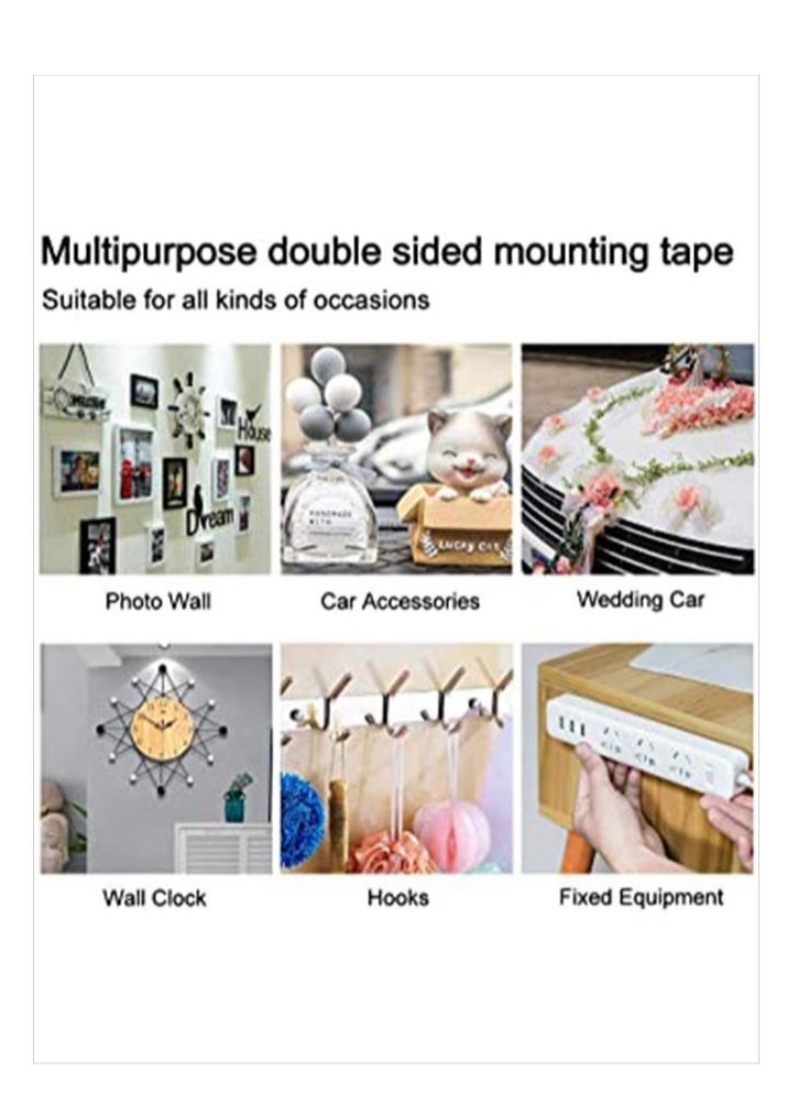 Gasin - Heavy-Duty Double-Sided Nano Tape - 30mm* 1Meters* 5pcs, Reusable & Traceless for Home, Office, and DIY Projects - Image 1