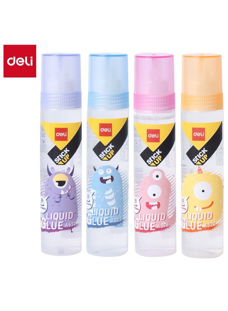 ديليEA523 غراء سائل 30 مل، شفاف – مثالي للأشغال اليدوية، مشاريع DIY، والمشاريع المدرسية - Image 1