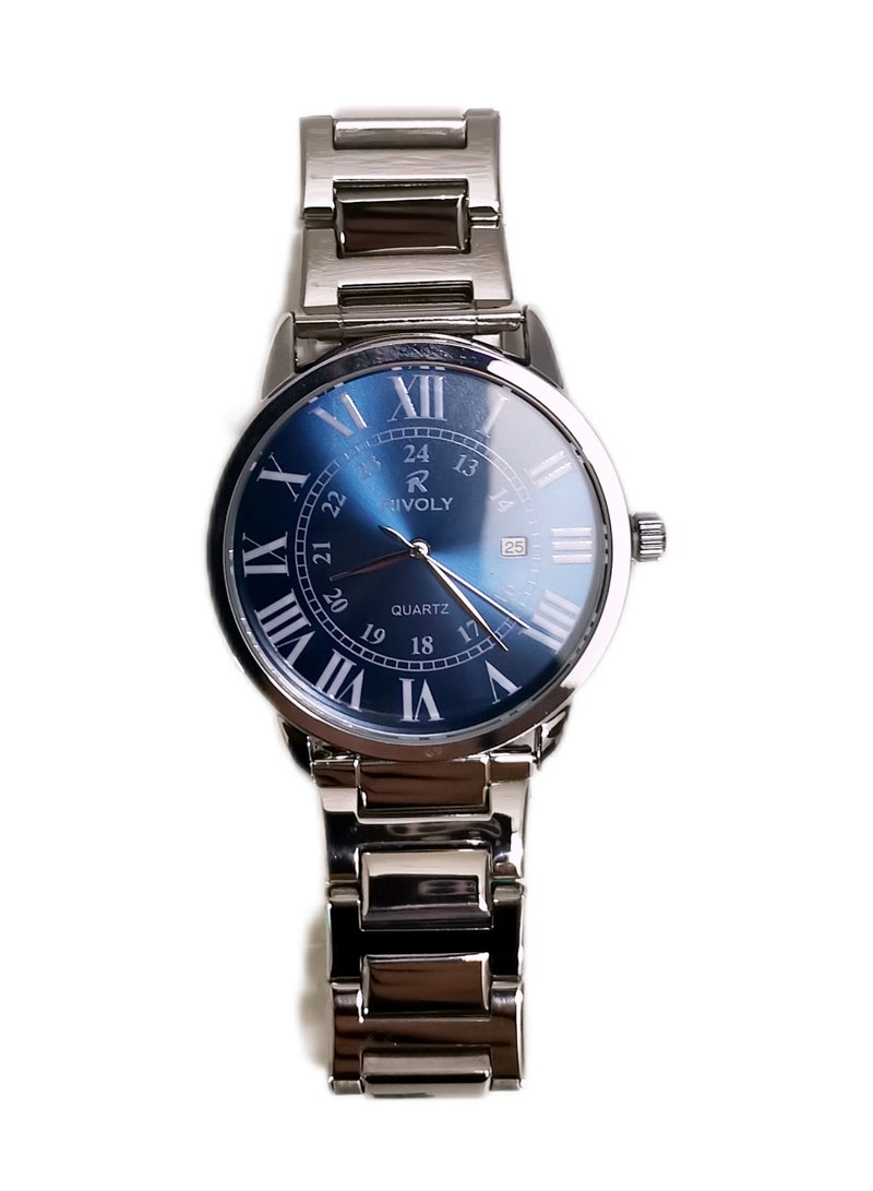 ريفولي ساعة رجال عصرية مع التاريخ ستانلس استيل ضد الماء - Image 1