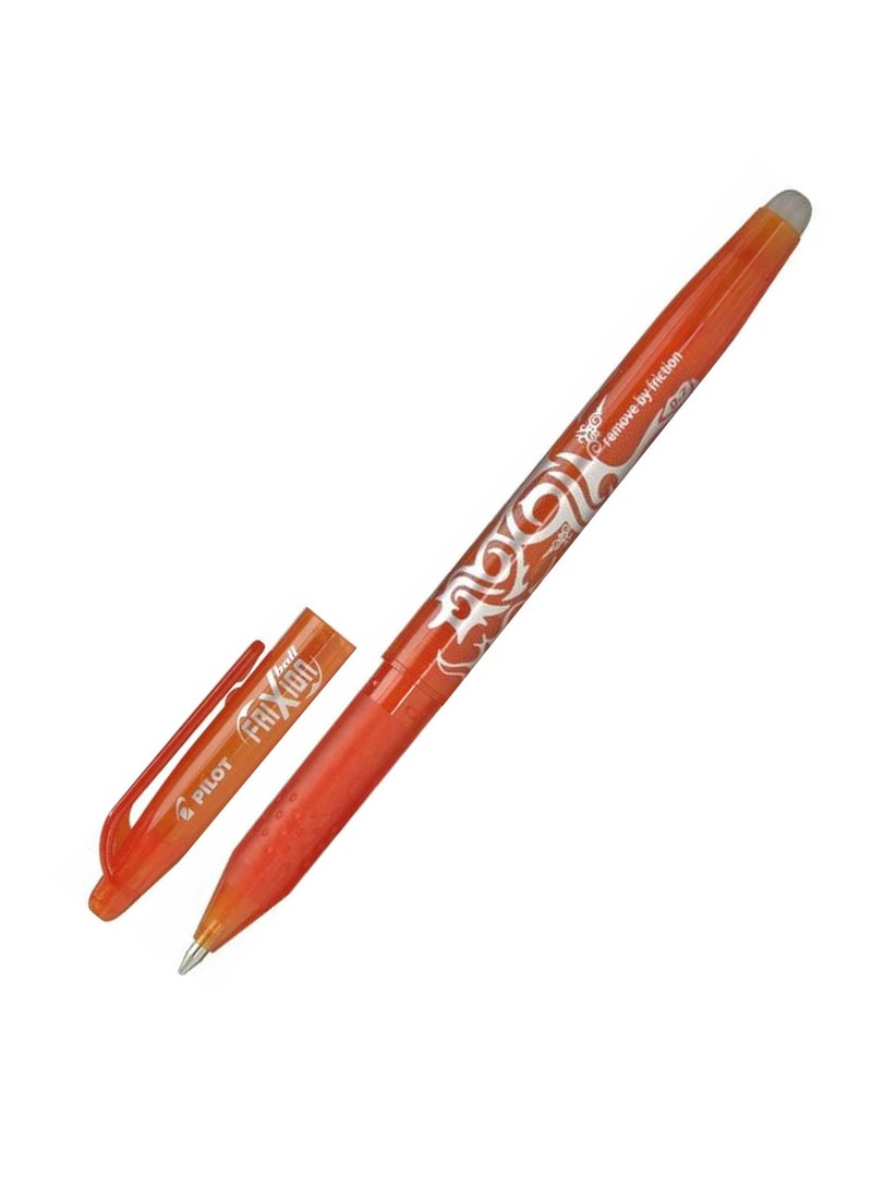 PILOT 3-Piece Frixion Erasable Ball Pen 0.7mm Tip Orange Ink - Image 2