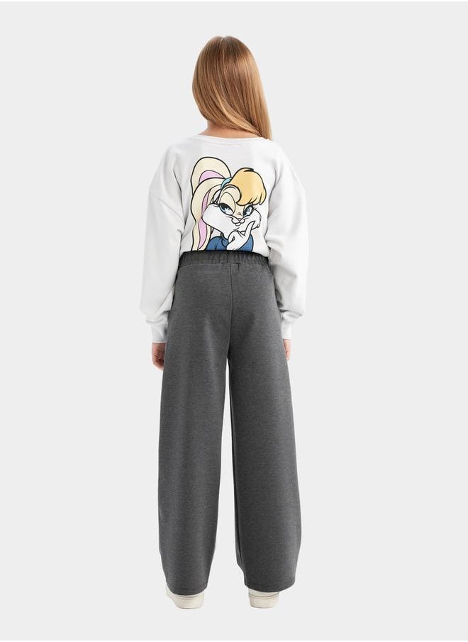DeFacto - Wide Leg High Rise Elastic Waist Joggers by Styli - Image 1