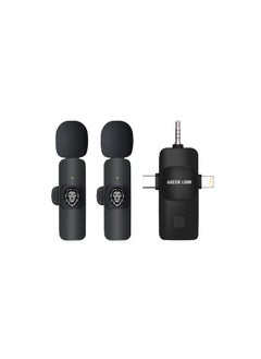 3 in 1 Type-C, Lightening & AUX  - Black