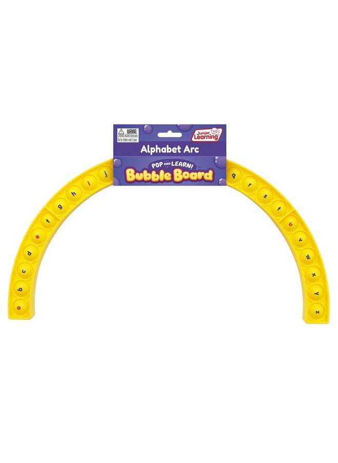 Junior Learning Junior Learning Alphabet Arc Bubble Board, Double-Sided, Ages 4-7, Letter Recognition, K-2  - Image 1