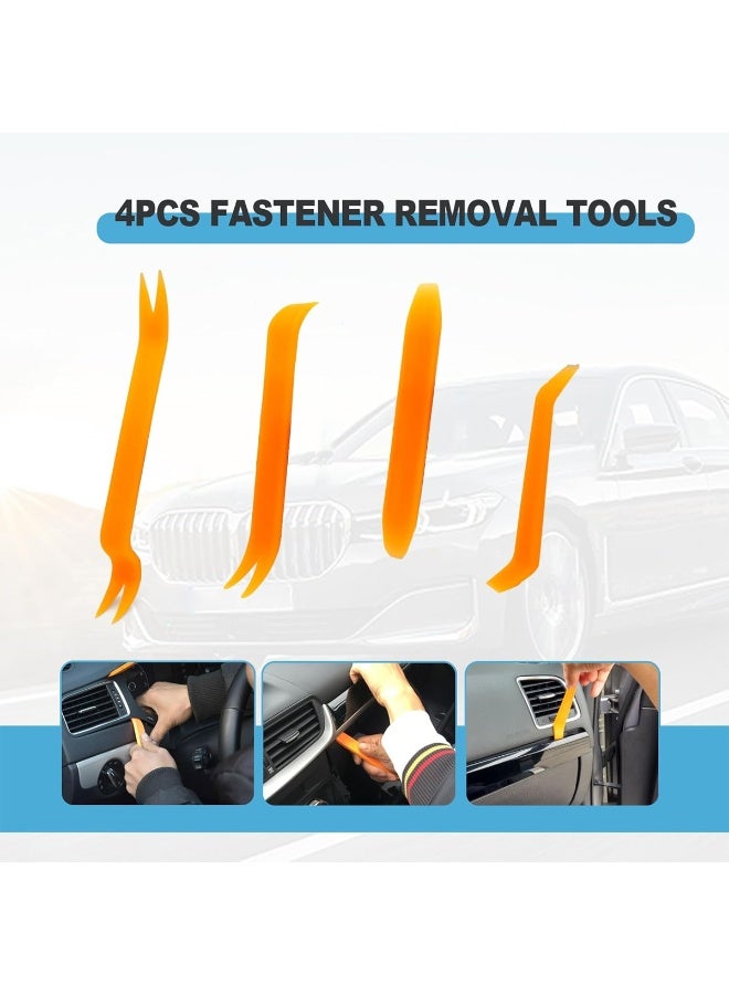 مجموعة مشابك تثبيت وتركيبات تثبيت السيارة HE184، 680 قطعة، مع 23 مقاسًا من مسامير تثبيت مصد الصدمات، ومشابك لوحة زخرفة الباب، ومجموعة متنوعة من مثبتات هيكل السيارة، مع 4 قطع من أدوات إزالة المثبتات، وقضيب رفع، وروابط كابلات. - Image 3