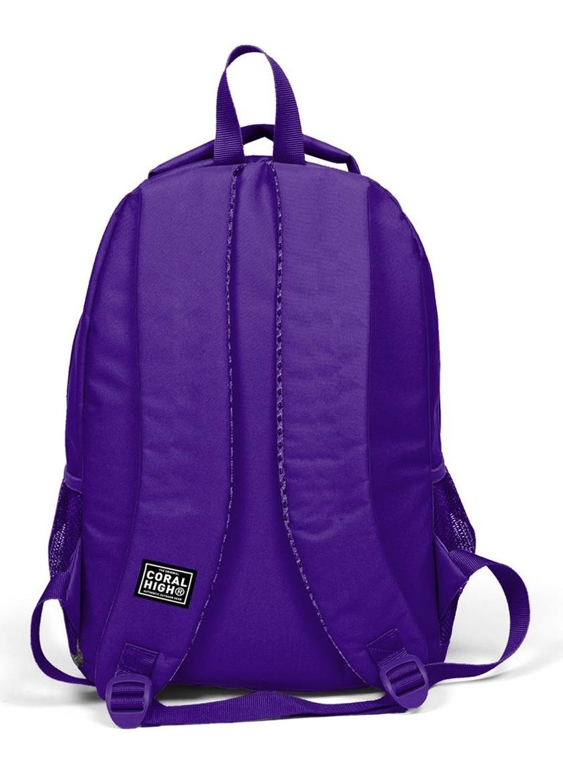 CORAL HIGH - Kids Purple 3-Piece School Bag Set SET0114397 - Image 1