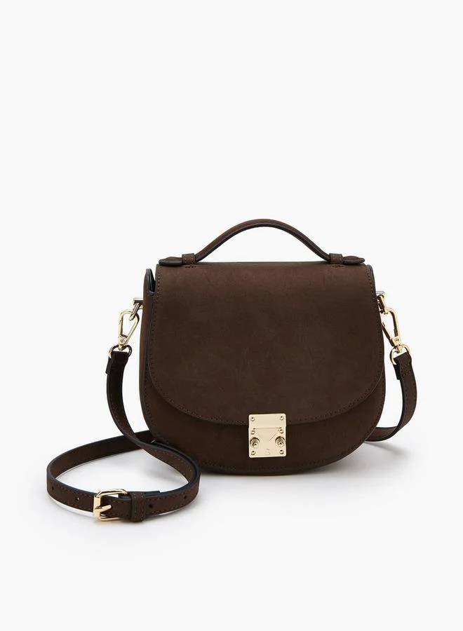Celeste Solid Crossbody Bag with Detachable Strap