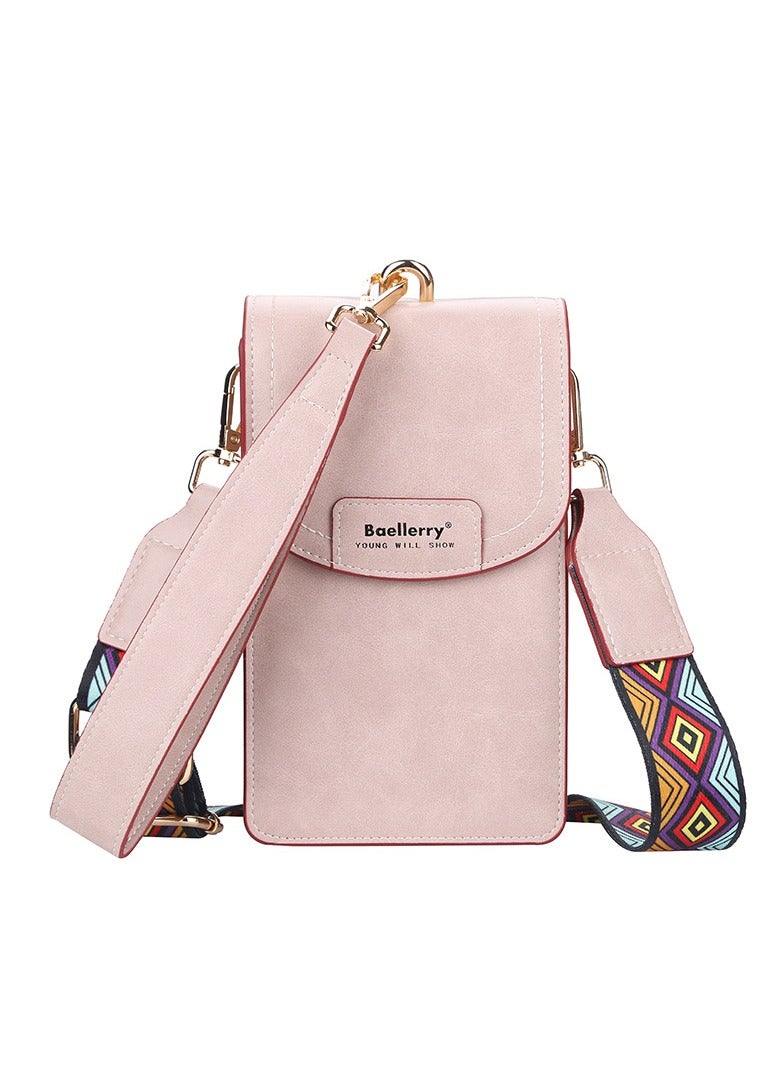 baellerry Multi-Function Crossbody Bag Pink - Image 1