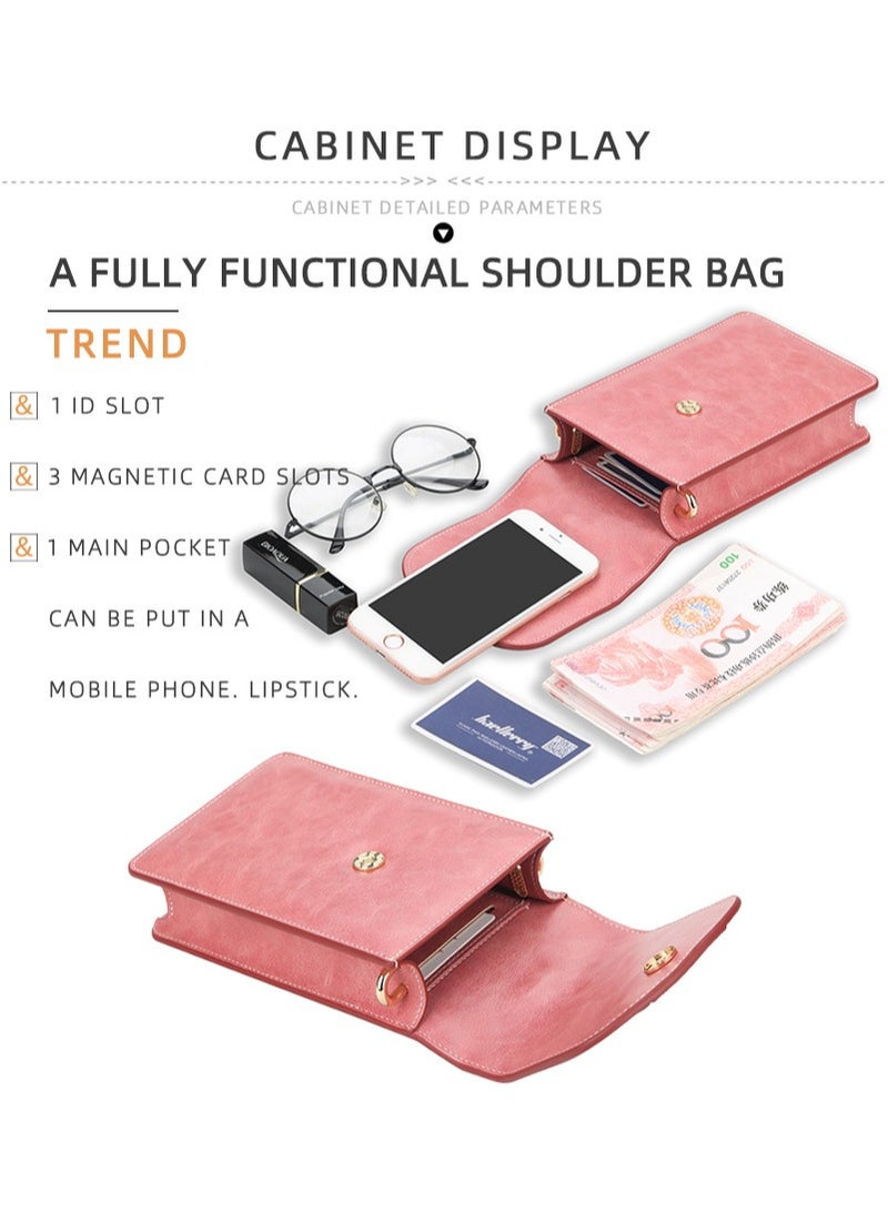 baellerry Multi-Function Crossbody Bag Pink - Image 4