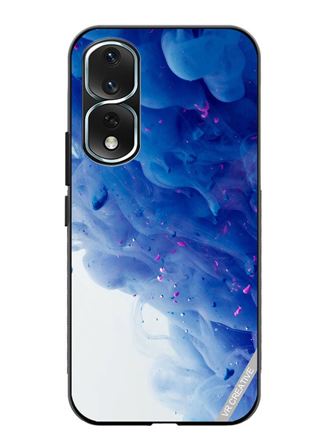 VR CREATIVE Protective Case Cover For Honor 80 Pro Blue Abstract Design Multicolour - Image 1