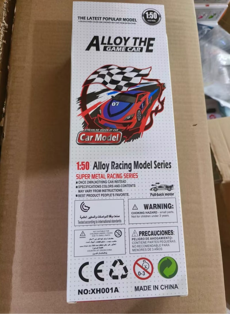 Basic car set, contains 5 different designs and colours of die-cast metal car starter series, 5 random colours - Image 2