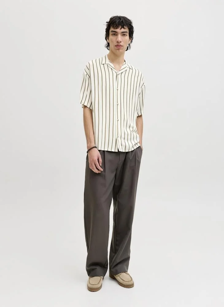 JACK & JONES  Striped Short Sleeve Shirt for Men | Best Price UAE