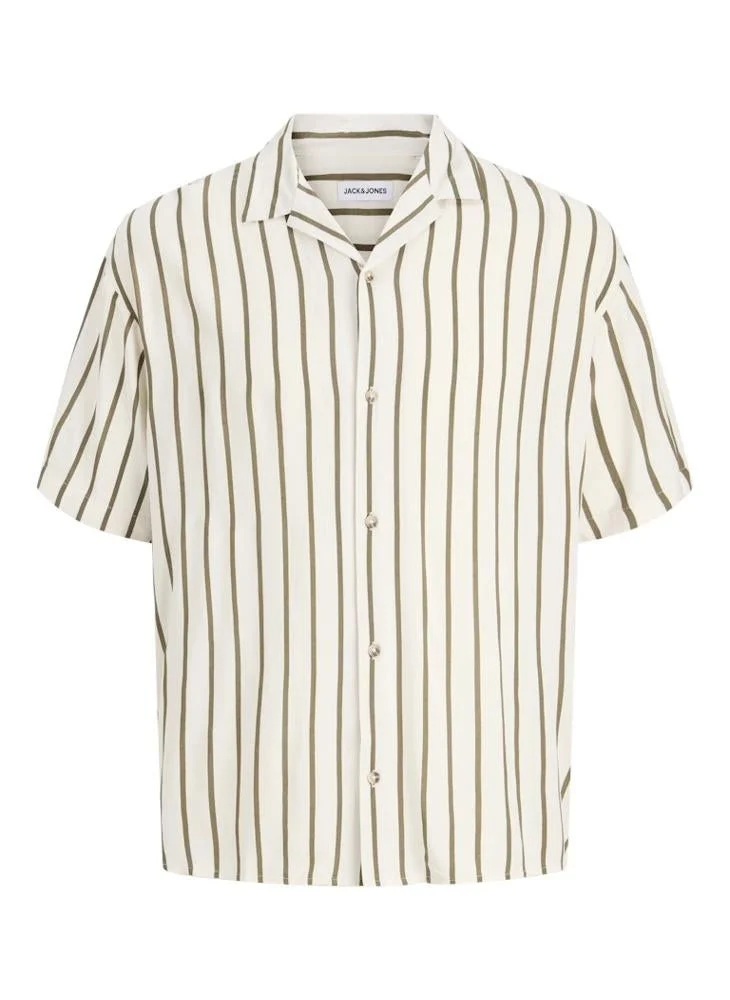 JACK & JONES  Striped Short Sleeve Shirt for Men | Best Price UAE