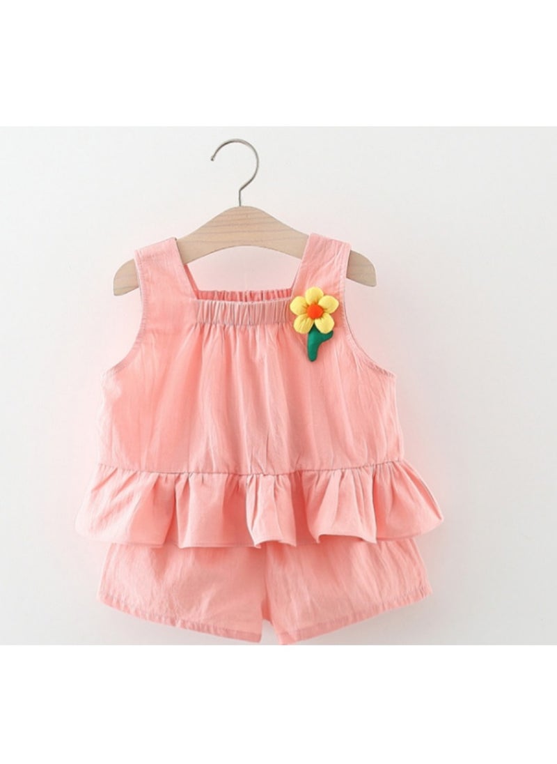 KUYING - New Sleeveless Vest Two-Piece Set - Image 1