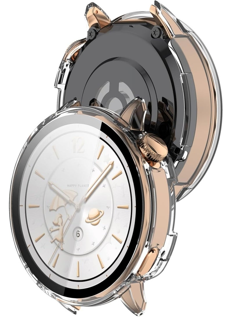 غطاء حماية صلب من البولي كربونات لساعة هواوي GT4 مقاس 46 مم، مقاوم للصدمات والخدوش، نحيف وخفيف الوزن، يوفر حماية كاملة للحواف (شفاف) - Image 4