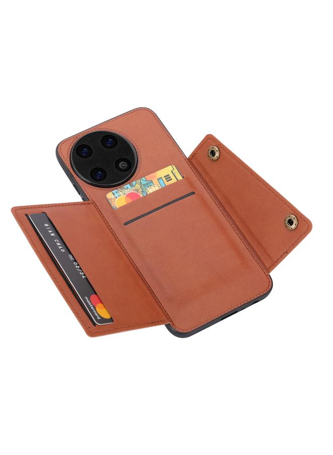 S-TOP Case For Realme 11 4G Global Double Buckle Card Slots Magnetic Phone Case - Image 2