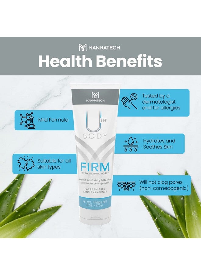 Mannatech Moisturizing Body Cream Firm With Ambrotose 6Oz. Moisturizer For Dry Skin Refresh Hydrates And Softens Whole Body Mild Formula Parabenfree Moisturizing Cream For All Skintypes - Image 4