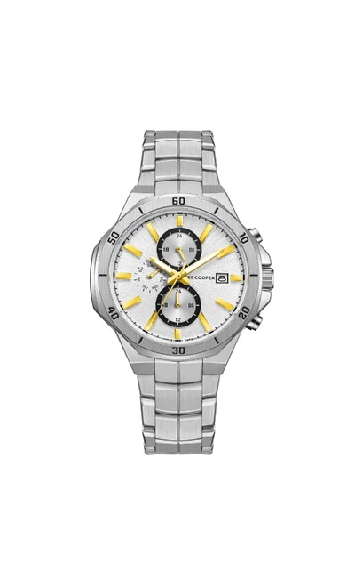 Lee Cooper Men's Metal Multi Function Watch LC08087.330 - 43 mm