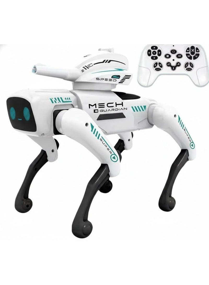 AI Smart Robot Dog Toy 2-in-1 Programmable RC & App Control | Voice Command, Music, Dancing, Storytelling, Water-Bomb Launcher - Image 1