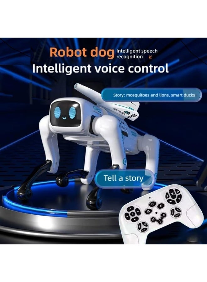 AI Smart Robot Dog Toy 2-in-1 Programmable RC & App Control | Voice Command, Music, Dancing, Storytelling, Water-Bomb Launcher - Image 2