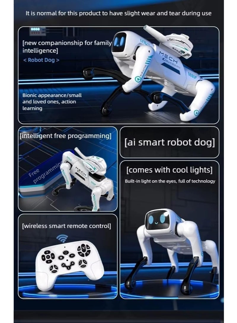 AI Smart Robot Dog Toy 2-in-1 Programmable RC & App Control | Voice Command, Music, Dancing, Storytelling, Water-Bomb Launcher - Image 3
