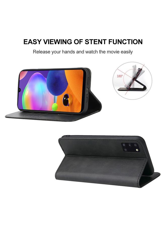 S-TOP Case For Samsung Galaxy A31 Magnetic Closure Leather Phone Case - Image 4