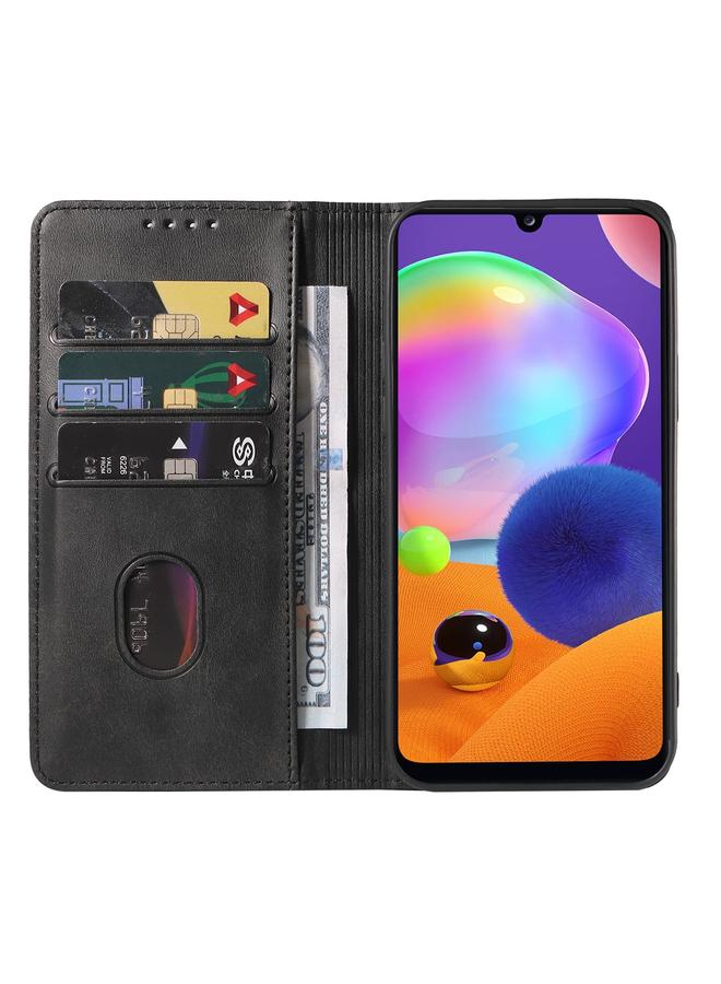 S-TOP Case For Samsung Galaxy A31 Magnetic Closure Leather Phone Case - Image 3