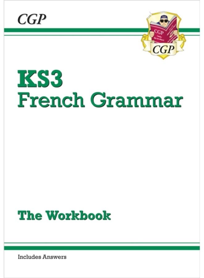 كتاب تمارين قواعد اللغة الفرنسية للصف KS3 يتضمن الإجابات - غلاف ورقي