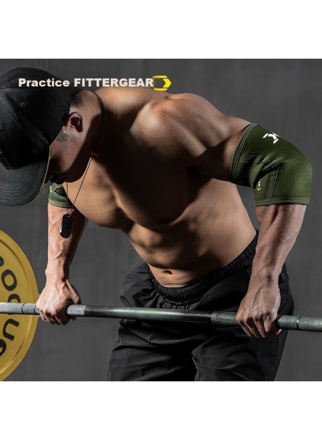 Fittergear مقعد اللياقة البدنية للضغط على الأثقال حارس الكوع الاحترافي للمعدات، غلاف المفصل المخصص لتدريب القوة، معدات الحماية الرياضية - Image 4