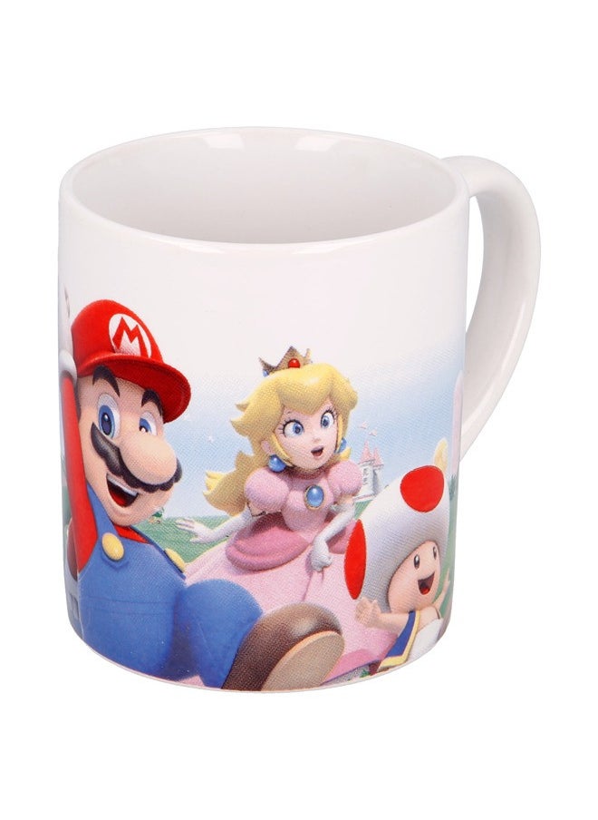 STOR STOR Nintendo Mug Ceramic Super Mario 240Ml With Handle| Set Of 1 Pcs Tea/Coffee Round Shape| Microwave & Dishwasher Safe, Freezer Safe | Ideal For Daily Use Coffee, Tea, Color Multicolor  - Image 1