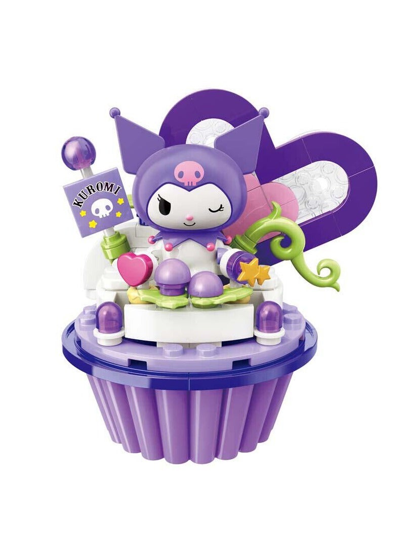 Keeppley Kuppy Blocks Kuromi Grape Cupcake  - Image 2