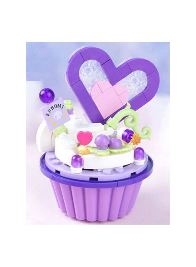 Keeppley Kuppy Blocks Kuromi Grape Cupcake  - Image 4