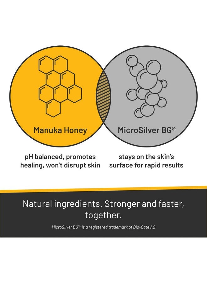 Absorbine - Absorbine Silver Honey Hot Spot & Wound Care Ointment 2oz Tube, Manuka Honey & MicroSilver BG, Medicated for Dogs, Cats, Small Animals - Image 1