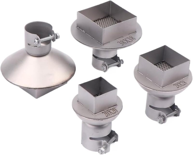 فوهة لحام SMD 850 محطة مسدس هواء ساخن، متوافقة مع WEP YIHUA 853AAA SAIKE ATTEN 909D 858D (28x28 مم) - Image 4