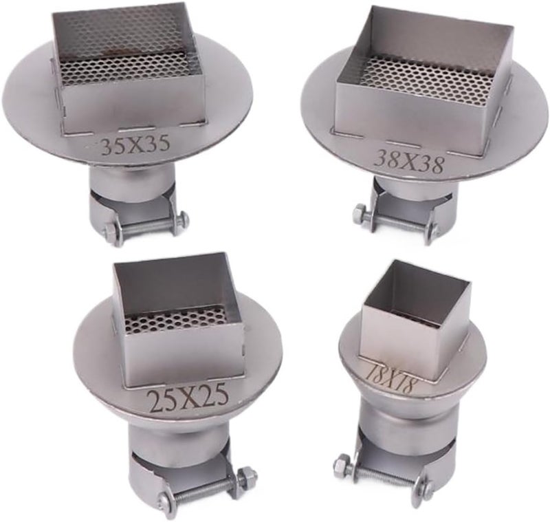 فوهة لحام SMD 850 محطة مسدس هواء ساخن، متوافقة مع WEP YIHUA 853AAA SAIKE ATTEN 909D 858D (28x28 مم) - Image 5